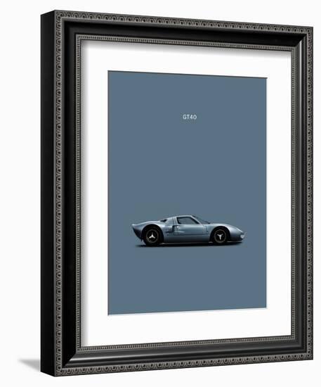 Ford GT40-Mark Rogan-Framed Art Print
