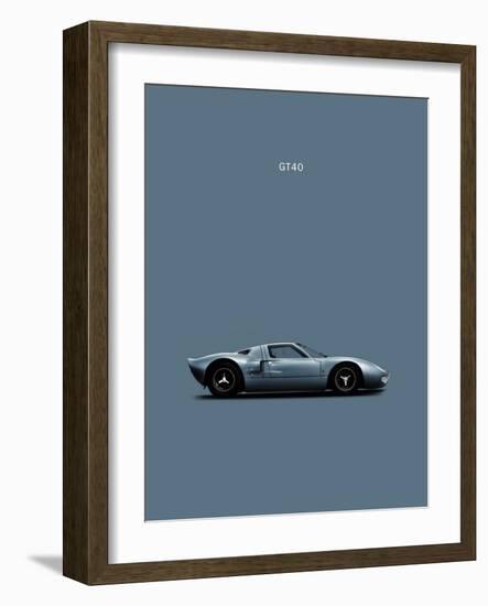 Ford GT40-Mark Rogan-Framed Premium Giclee Print