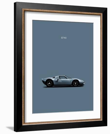 Ford GT40-Mark Rogan-Framed Premium Giclee Print