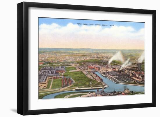 Ford Industries, River Rouge, Michigan-null-Framed Premium Giclee Print