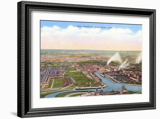 Ford Industries, River Rouge, Michigan-null-Framed Premium Giclee Print