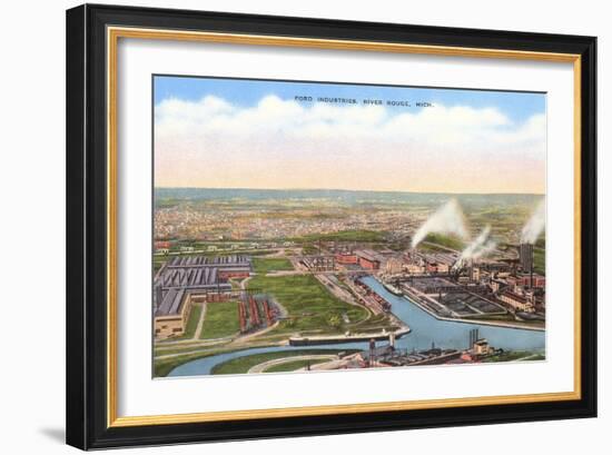 Ford Industries, River Rouge, Michigan-null-Framed Premium Giclee Print