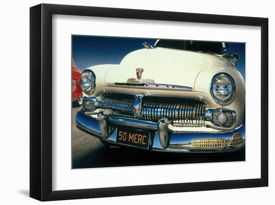 Ford Mercury '50 in Roma-Graham Reynold-Framed Art Print