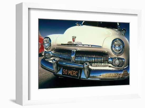 Ford Mercury '50 in Roma-Graham Reynold-Framed Art Print