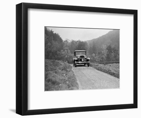 Ford Model A of EAL Midgely competing in the MCC Sporting Trial, 1930-Bill Brunell-Framed Photographic Print