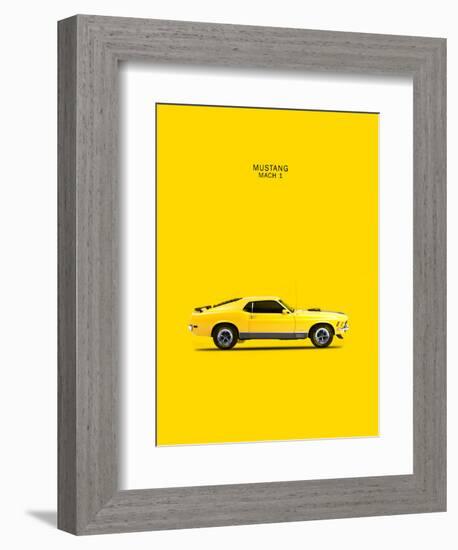 Ford Mustang Mach1 1970-Mark Rogan-Framed Art Print