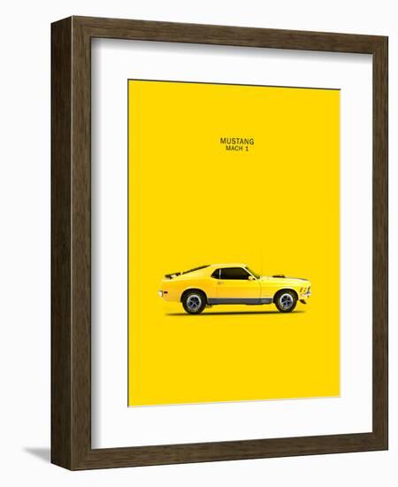 Ford Mustang Mach1 1970-Mark Rogan-Framed Art Print