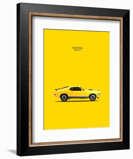 Ford Mustang Mach1 1970-Mark Rogan-Framed Art Print