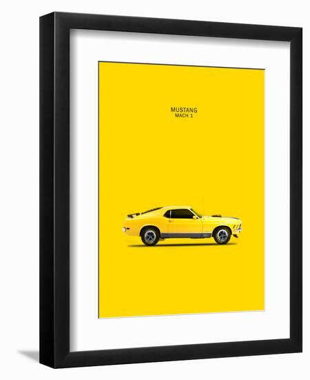 Ford Mustang Mach1 1970-Mark Rogan-Framed Art Print