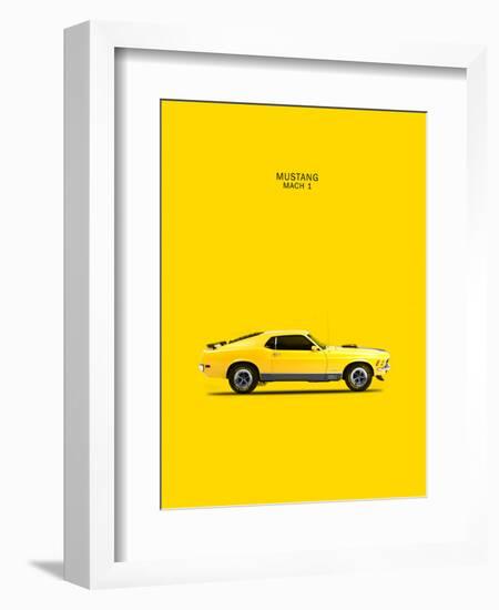 Ford Mustang Mach1 1970-Mark Rogan-Framed Art Print