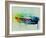 Ford Mustang Watercolor 2-NaxArt-Framed Premium Giclee Print