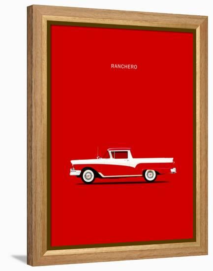 Ford Ranchero 57-Mark Rogan-Framed Stretched Canvas