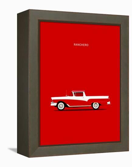 Ford Ranchero 57-Mark Rogan-Framed Stretched Canvas