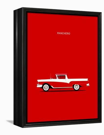 Ford Ranchero 57-Mark Rogan-Framed Stretched Canvas