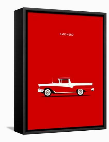 Ford Ranchero 57-Mark Rogan-Framed Stretched Canvas