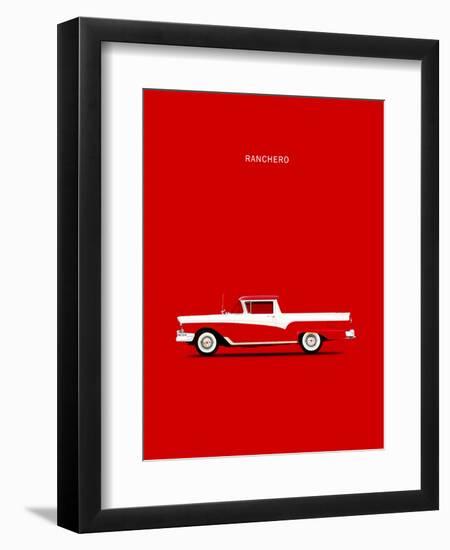 Ford Ranchero 57-Mark Rogan-Framed Art Print