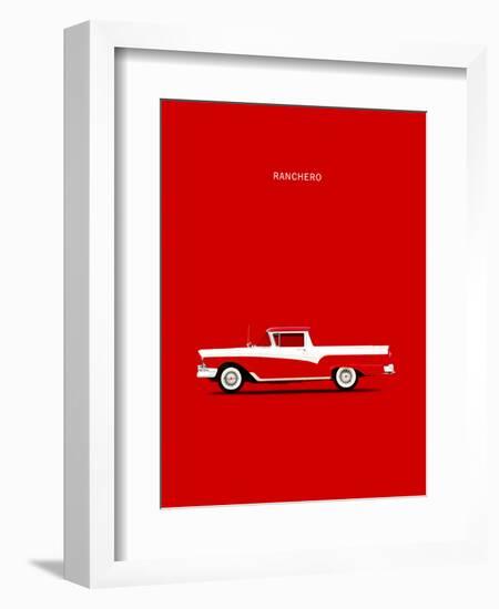 Ford Ranchero 57-Mark Rogan-Framed Art Print