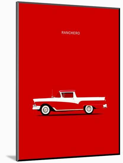 Ford Ranchero 57-Mark Rogan-Mounted Art Print