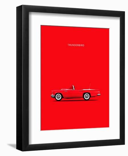 Ford Thunderbird 1957-Mark Rogan-Framed Art Print