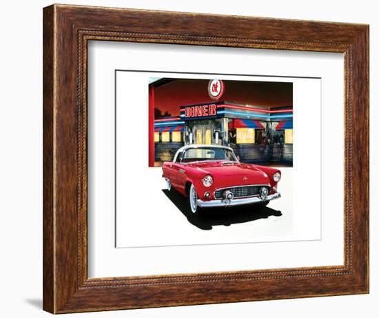 Ford Thunderbird '55-Graham Reynolds-Framed Premium Giclee Print