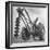 Ford Tractor with Posthole Digger Attachment-Loomis Dean-Framed Photographic Print