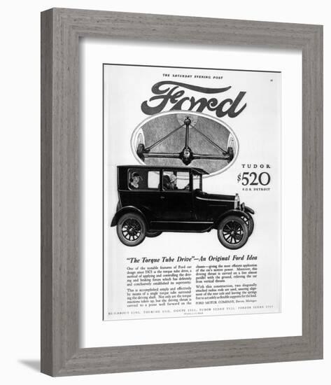 Ford Tudor - Torque Tube Drive-null-Framed Art Print