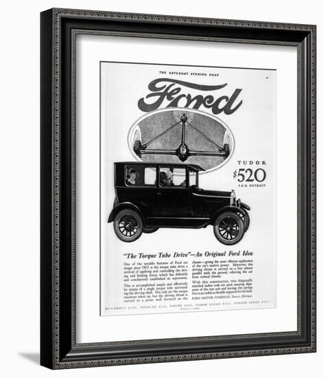 Ford Tudor - Torque Tube Drive-null-Framed Art Print