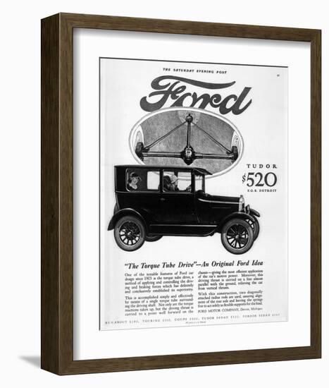 Ford Tudor - Torque Tube Drive-null-Framed Art Print