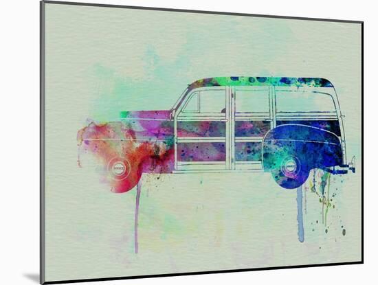 Ford Woody-NaxArt-Mounted Art Print