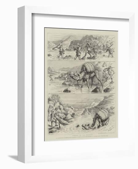 Fording on the Frontier-Godefroy Durand-Framed Giclee Print