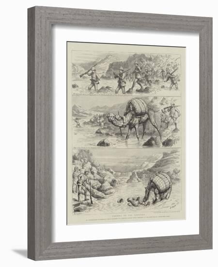 Fording on the Frontier-Godefroy Durand-Framed Giclee Print