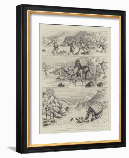 Fording on the Frontier-Godefroy Durand-Framed Giclee Print