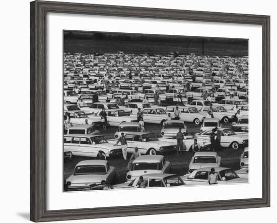 Fords Huge Auto Promotion Scheme to Show Its New Cars-Francis Miller-Framed Photographic Print