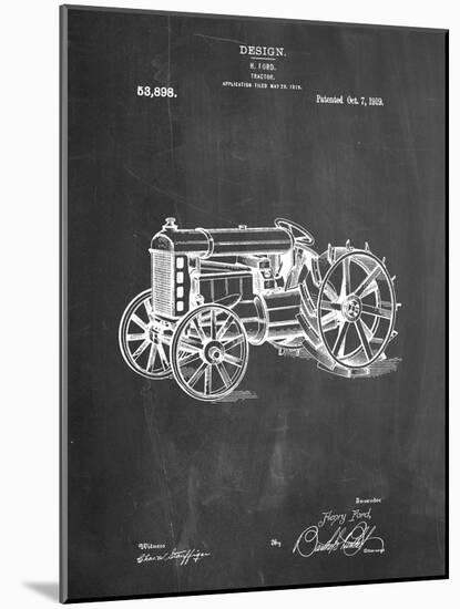 Fordson Tractor Patent-Cole Borders-Mounted Art Print