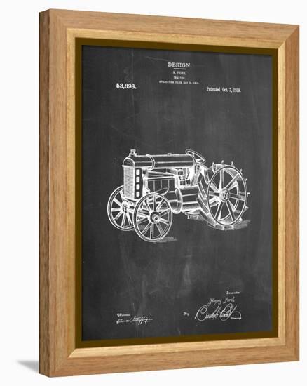 Fordson Tractor Patent-Cole Borders-Framed Stretched Canvas
