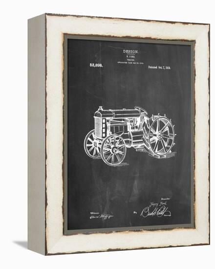 Fordson Tractor Patent-Cole Borders-Framed Stretched Canvas