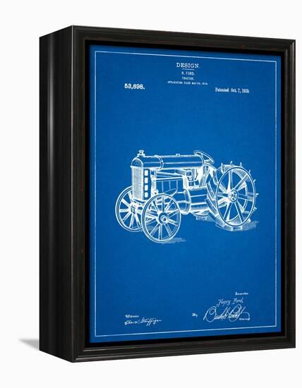 Fordson Tractor Patent-Cole Borders-Framed Stretched Canvas