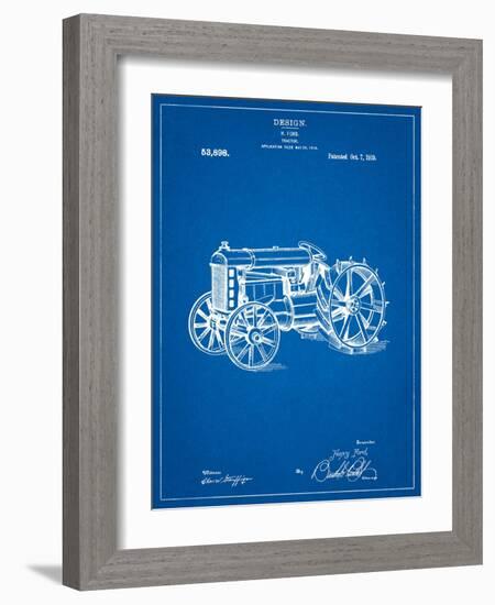 Fordson Tractor Patent-Cole Borders-Framed Art Print