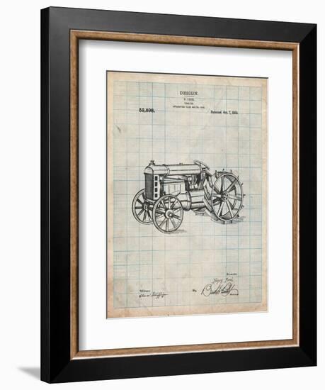 Fordson Tractor Patent-Cole Borders-Framed Premium Giclee Print