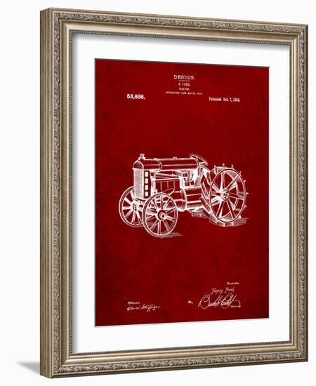 Fordson Tractor Patent-Cole Borders-Framed Art Print