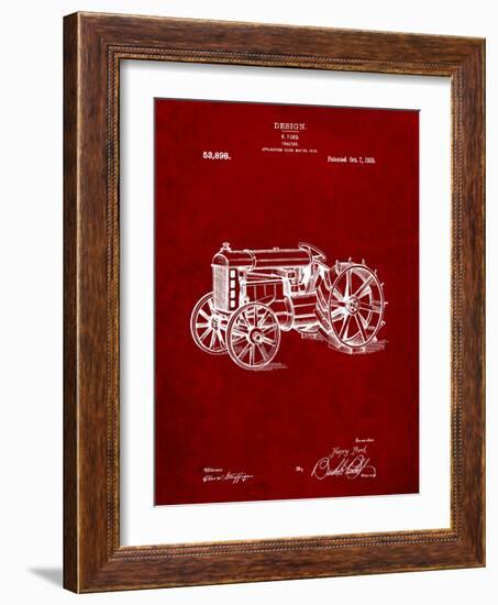 Fordson Tractor Patent-Cole Borders-Framed Art Print