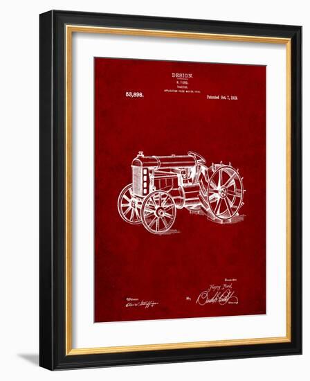 Fordson Tractor Patent-Cole Borders-Framed Art Print