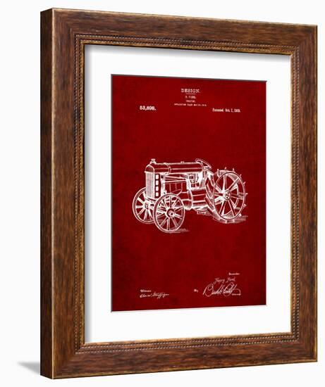 Fordson Tractor Patent-Cole Borders-Framed Premium Giclee Print