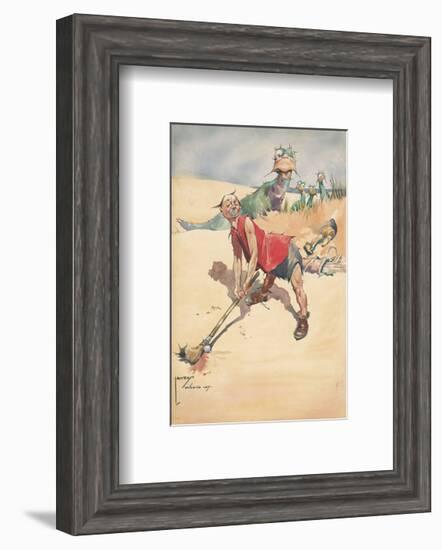 Fore!-Lawson Wood-Framed Premium Giclee Print