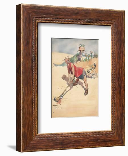 Fore!-Lawson Wood-Framed Premium Giclee Print