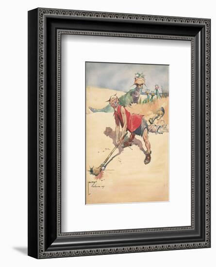 Fore!-Lawson Wood-Framed Premium Giclee Print