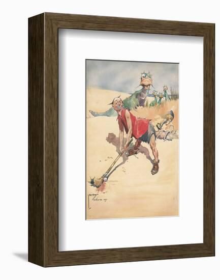 Fore!-Lawson Wood-Framed Premium Giclee Print