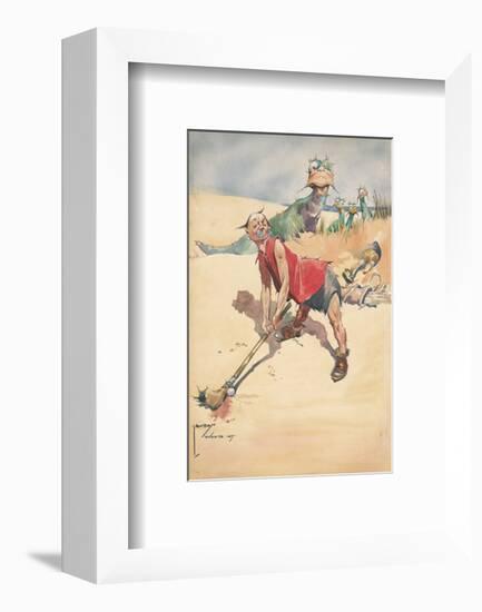 Fore!-Lawson Wood-Framed Premium Giclee Print