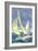 Foredeck Man in Sailing Race, San Diego, California-null-Framed Art Print