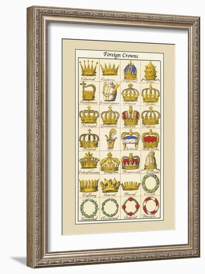 Foreign Crowns: Celestial, Eastern-Hugh Clark-Framed Art Print